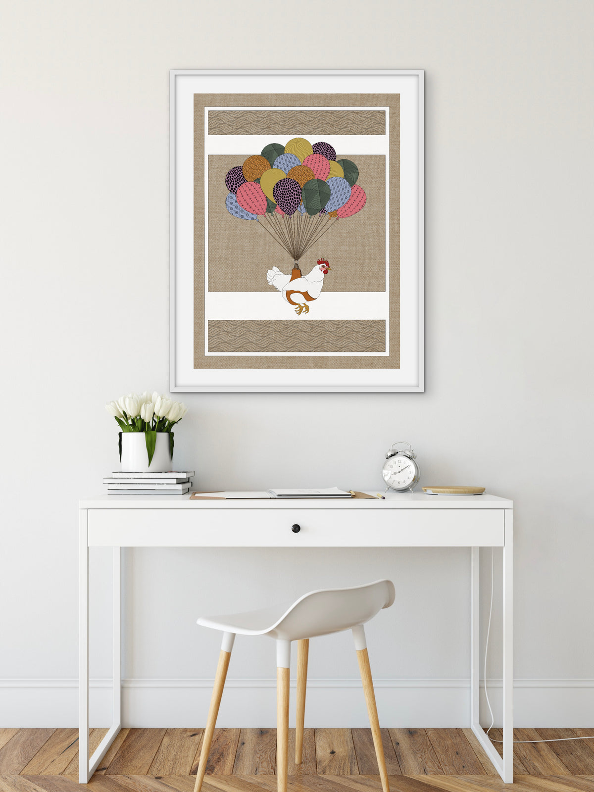 Hen - Graphic work - signed and numbered