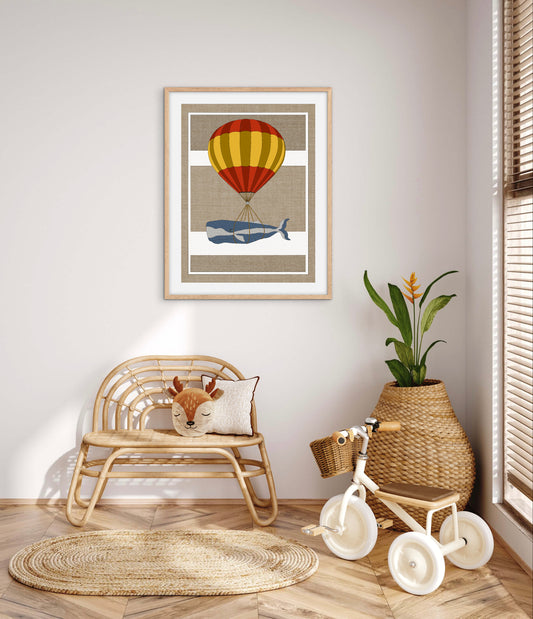 Whale - Graphic work - signed and numbered