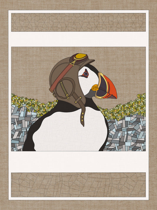 Puffin - Graphic work - signed and numbered